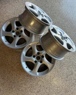 18″ PORSCHE 911 996 SOLID SPOKE TURBO TWIST WHEELS