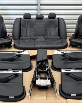 BMW 5 Series G30 LCI Complete Interior – Heated Sport Seats Dakota Black