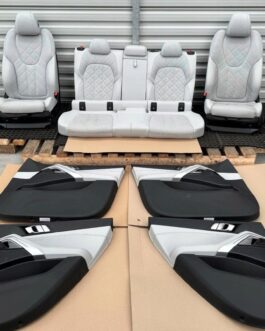 BMW X6 G06 LCI Complete Interior Seats – Leather Sensafin Silverstone