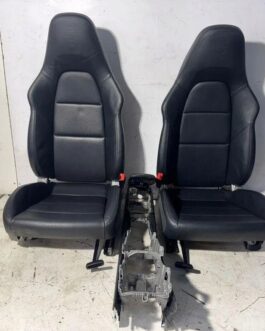 Porsche 911 991 Carrera Interior – Black Leather, Porsche Crest, Door Cards & Rear Bench | OEM 99152220900