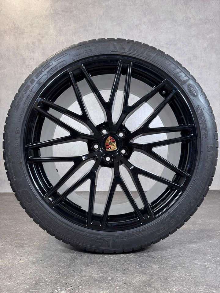 ORIGINAL 21 INCH PORSCHE MACAN III 95B RS SPYDER SUMMER WHEELS - Image 3