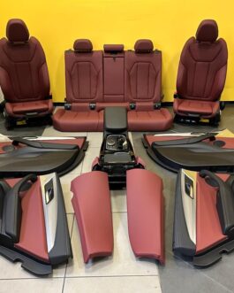 BMW X4 G02 Sport Seats Interior Trim Sensatec Perforated Red