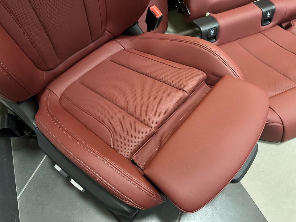 BMW X4 G02 Sport Seats Interior Trim Sensatec Perforated Red - Image 9